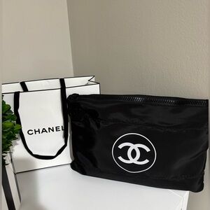 Chanel Black Makeup Pouch